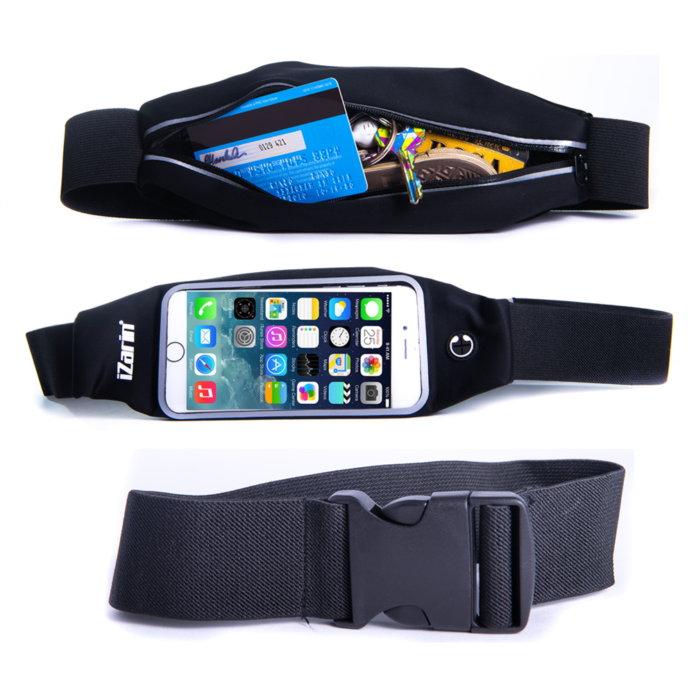 Running Belt Open Bag Front View and Extender