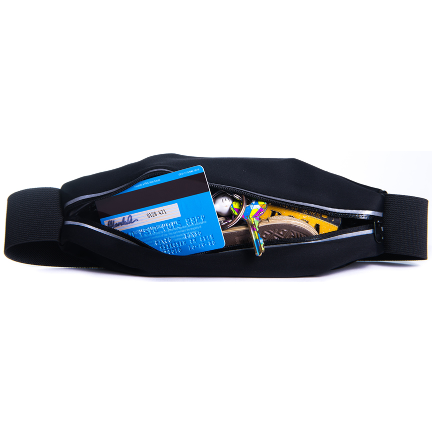 Running Belt Open Zip Back