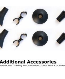 Additional accessories that are included with the iZarin® Nordic walking sticks
