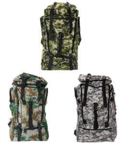 Camo waterproof backpack available in 3 styles