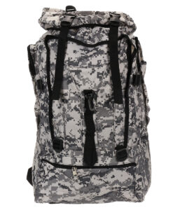 Camo backpack grey