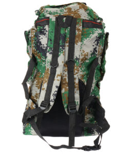 Camo backpack light green back