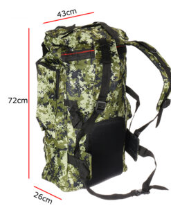 Camo backpack measurements