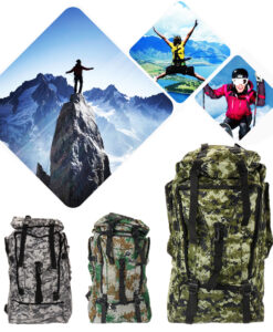 Camo backpack suitable for hiking